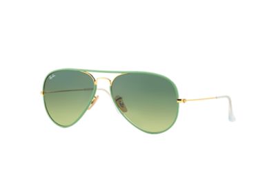 Ray-Ban 0RB3025JM - AVIATOR FULL COLOR Green SUN