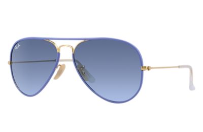 Ray-Ban 0RB3025JM - AVIATOR FULL COLOR Light Blue SUN