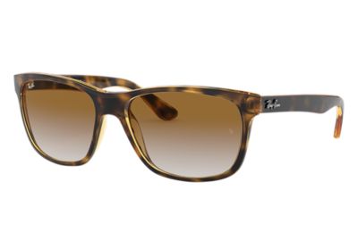 Rayban Ray Ban Rb4181 Unisex Sunglasses Lenses Bruin Frame Tortoise 71051 57 16 rayban kopen in de aanbieding