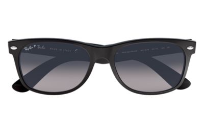 Ray Ban New Wayfarer Classic Rb2132 Black Nylon Blue Grey Polarized Lenses 0rbs7852 Ray Ban Usa