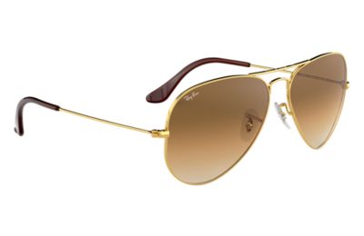 Ray-Ban Aviator Gradient RB3025 Gold 