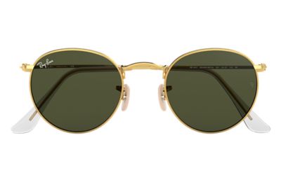 ray ban round metal