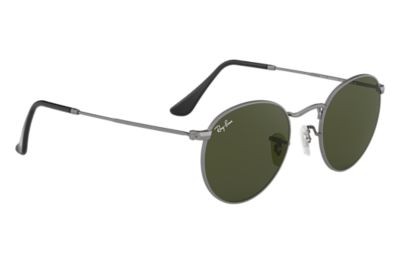 round titanium ray ban