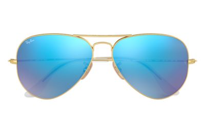 ray ban aviator reflective sunglasses