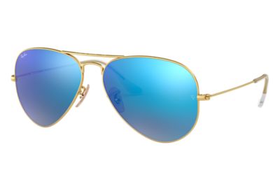 ray ban aviator bleu