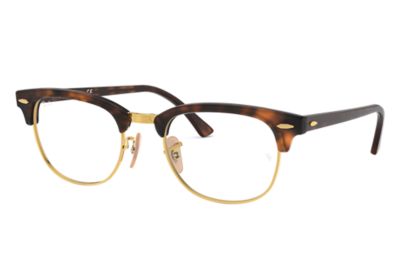 black and gold clubmaster eyeglasses