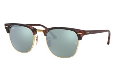 Ray-Ban RB3016 unisex 12 - CLUBMASTER FLASH LENSES SUN | Official Ray ...