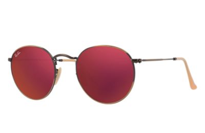 ray ban round metal red 2a20fb