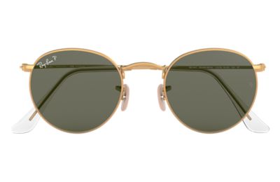 round metal ray ban polarized