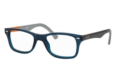 navy blue ray ban eyeglasses