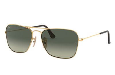 Ray-Ban Caravan RB3136 Gold - Metal - Grey Lenses