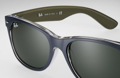 navy blue wayfarer sunglasses
