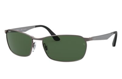 Rayban Ray Ban Rb3534 Unisex Sunglasses Lenses Groen Polarized Frame Staalgrijs 00458 62 17 rayban kopen in de aanbieding