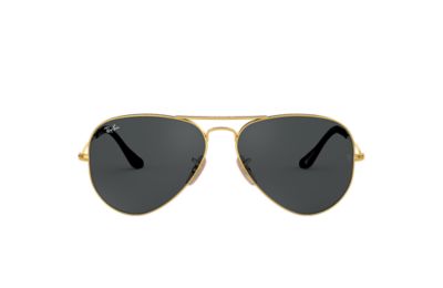 Ray-Ban Aviator Classic RB3025 Polished Gold - Metal - Green Polarized ...
