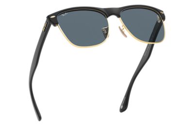 Ray Ban Clubmaster Oversized Collection Rb4175 Black Nylon Blue Gray Lenses 0rb R557 Ray Ban Usa