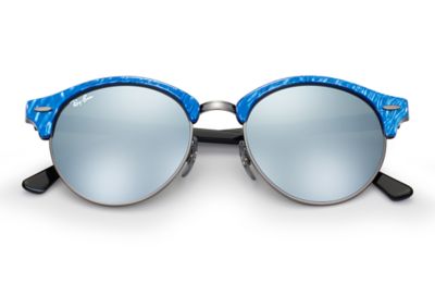 ray ban clubround blue