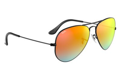 ray ban aviator orange