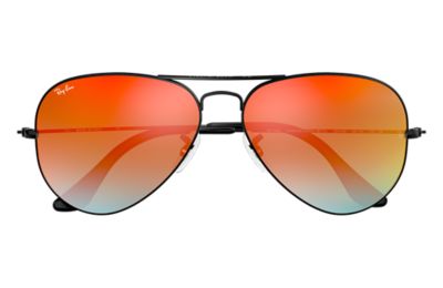 ray ban aviator orange