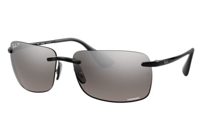 Ray Ban Rb4255 Chromance Rb4255 Black Injected Silver Polarized Lenses 0rb 5j60 Ray Ban Usa