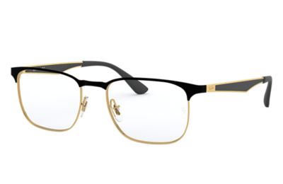 black and gold raybans