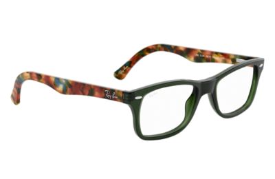 ray ban green glasses