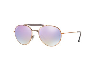 Rayban Ray Ban Rb3540 Unisex Sunglasses Lenses Violet Frame Brons Koper 1987X 56 18 rayban kopen in de aanbieding