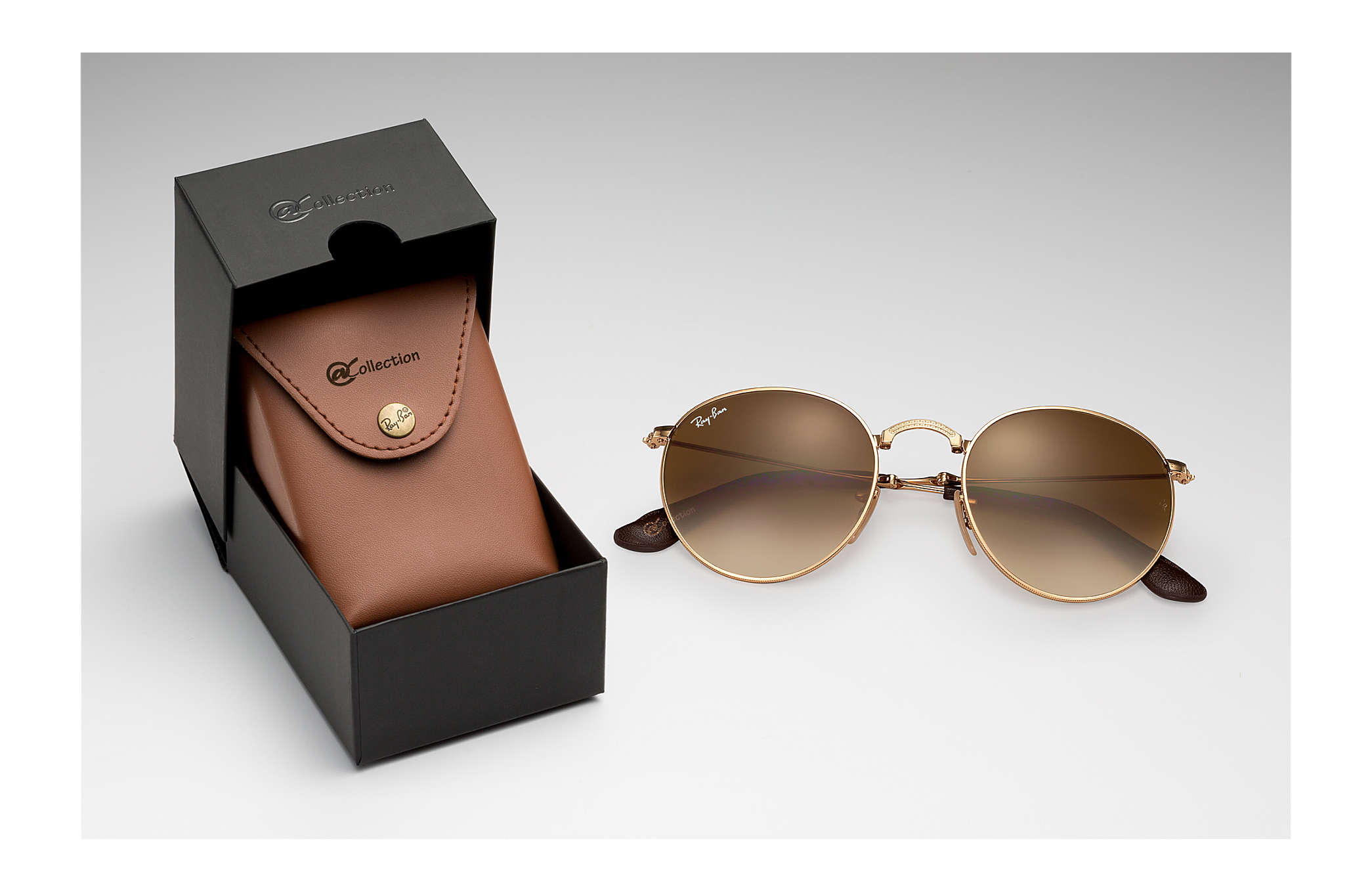 ray ban round metal braun verlauf ray ban round metal braun verlauf