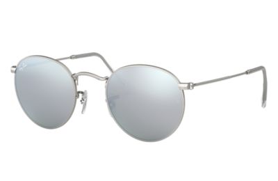 silver ray ban sunglasses