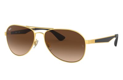 Rayban Ray Ban Rb3549 Unisex Sunglasses Lenses Bruin Frame Zwart 11213 61 16 rayban kopen in de aanbieding