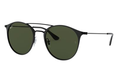 Rayban Ray Ban Rb3546 Unisex Sunglasses Lenses Groen Frame Zwart 186 49 20 rayban kopen in de aanbieding