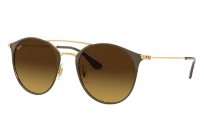 Rayban Ray Ban Rb3546 Unisex Sunglasses Lenses Bruin Frame Goud 900985 52 20 rayban kopen in de aanbieding