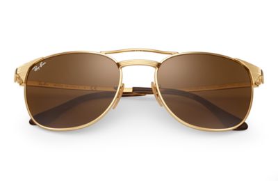 ray ban signet rose gold