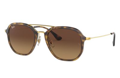 Rayban Ray Ban Rb4273 Unisex Sunglasses Lenses Bruin Frame Goud 71085 52 21 rayban kopen in de aanbieding
