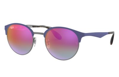 Rayban Ray Ban Rb3545 Unisex Sunglasses Lenses Violet Frame Blauw 9005A9 54 20 rayban kopen in de aanbieding