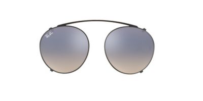 round fleck clip on ray ban
