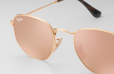 Ray-Ban 0RB3548N-HEXAGONAL FLAT LENSES 金色 SUN
