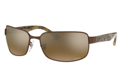 Ray Ban Ray-Ban Rb3566 Chromance Tortoise Sunglasses, Polarized Brown ...