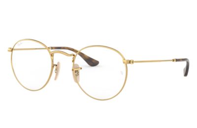 rayban gold frames