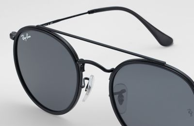 Ray Ban Round Double Bridge Black | David Simchi-Levi