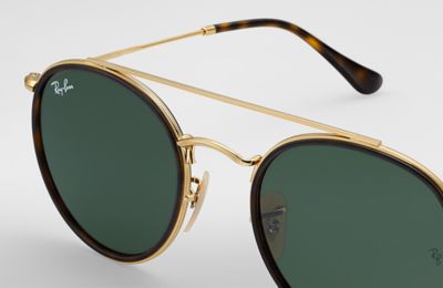 ray ban double round