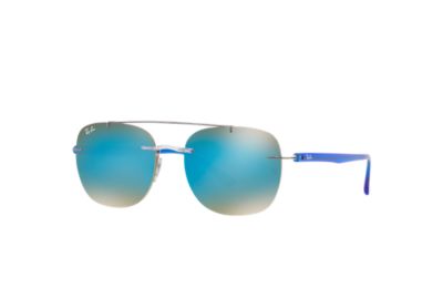 ray ban aviator bleu