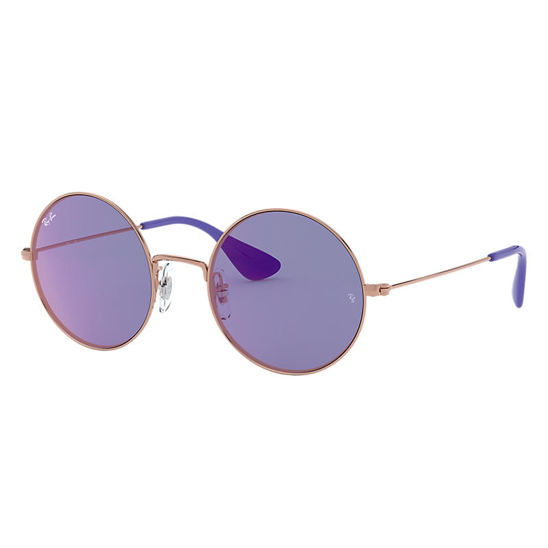 Ray Ban Ja-jo Femme Sunglasses Verres: Violet, Monture: Bronze-cuivre - RB3592 9035D1 55-20