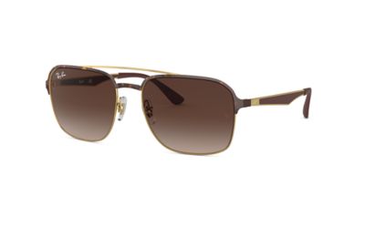 Rayban Ray Ban Rb3570 Unisex Sunglasses Lenses Bruin Frame 900813 58 18 rayban kopen in de aanbieding