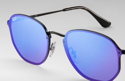 Ray-Ban 0RB3579N-BLAZE HEXAGONAL 黑色 SUN
