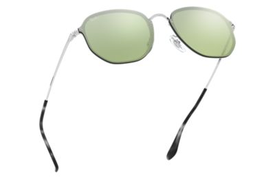 Ray-Ban 0RB3579N-BLAZE HEXAGONAL 銀色 SUN
