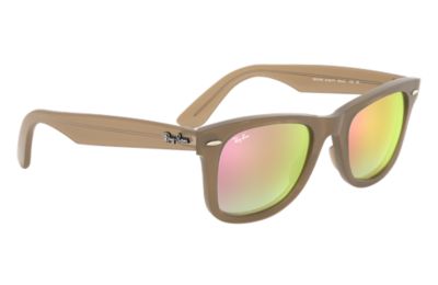 ray ban beige wayfarer