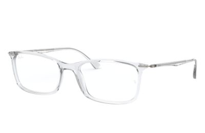 clear frame ray ban
