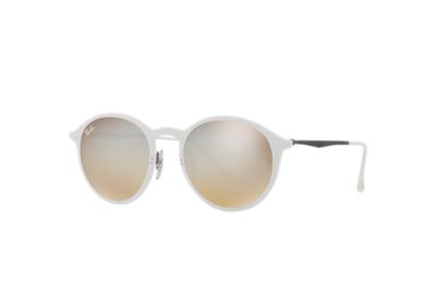 Rayban Ray Ban Round Light Unisex Sunglasses Lenses Grijs Frame Staalgrijs Rb4224 671B8 49 20 rayban kopen in de aanbieding