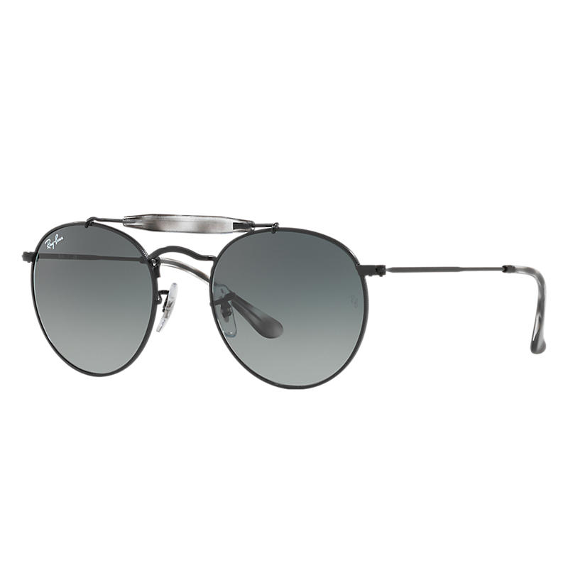 Ray Ban Rb3747 Unisex Sunglasses Verres: Gris, Monture: Noir - RB3747 153/71 50-21