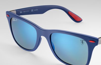 ray ban ferrari blue